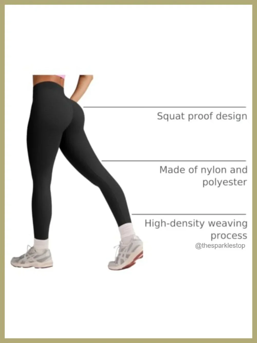 Women's Seamless Scrunch Leggings Tummy Control High Waisted Squat Proof Yoga